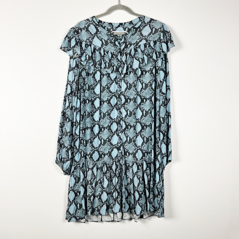 Rebecca Minkoff Miley Snake Python Animal Pattern… - image 1